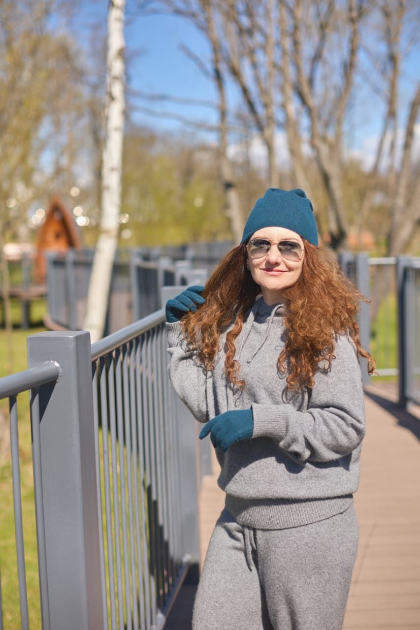 Bonnets et gants en cachemire sur mesure