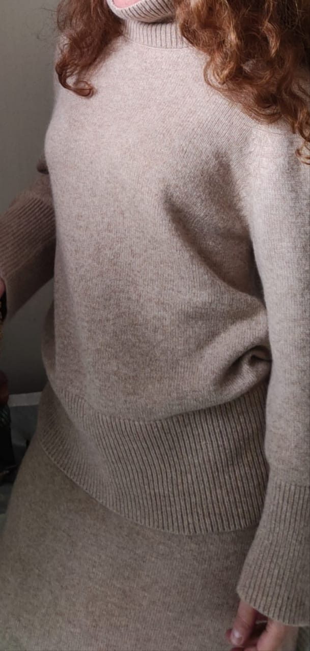 Jupe en cachemire sur mesure