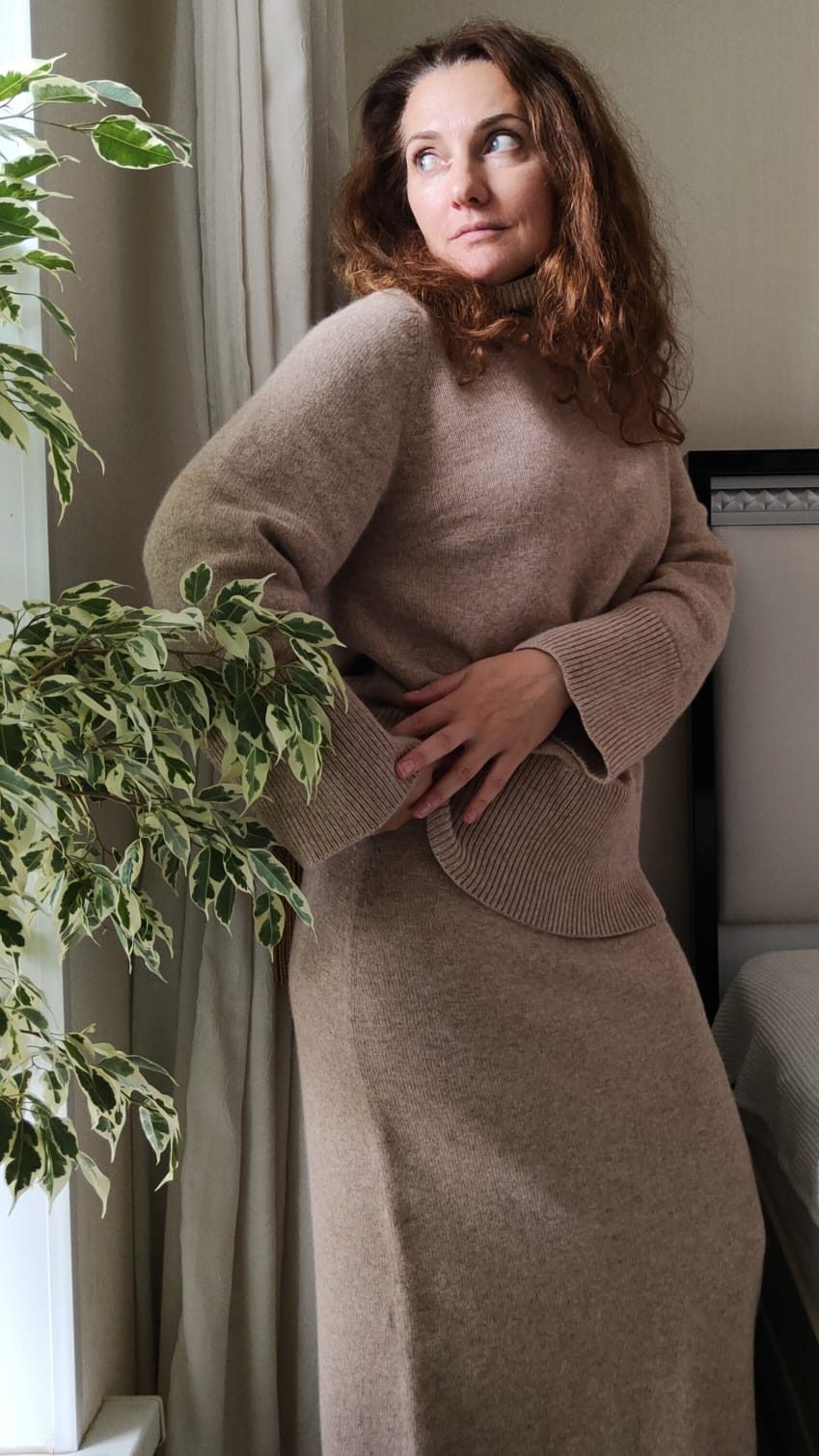 Jupe en cachemire sur mesure